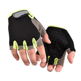 Gym Gloves Half Finger Breathable Anti-Slip Fitness Workout Training Gloves with Palm Padding for Weightlifting Cycling - Green XL In Australia - Darrahopens