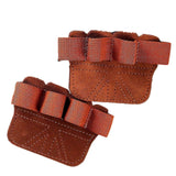 Fingerless Gym Gloves for Men & Women, Breathable Anti-Slip Workout Gloves with Enhanced Grip & Palm Protection - Brown In Australia - Darrahopens