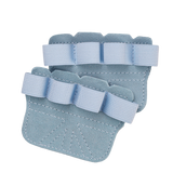 Fingerless Gym Gloves for Men & Women, Breathable Anti-Slip Workout Gloves with Enhanced Grip & Palm Protection - Blue