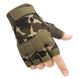 Half Finger Tactical Gloves for Men & Women, Anti-Slip Fingerless Gym Workout Training Gloves for Cycling, Hiking, Climbing and Outdoor Sports - Black L In Australia - Darrahopens
