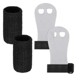 Gymnastics Wrist Grips with Wrist Support Anti-Slip Palm Guards for Training, Weightlifting, Cross Training and Fitness - Black M In Australia - Darrahopens
