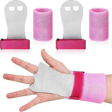 Gymnastics Wrist Grips with Wrist Support Anti-Slip Palm Guards for Training, Weightlifting, Cross Training and Fitness - Black M In Australia - Darrahopens