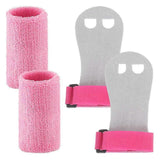 Gymnastics Wrist Grips with Wrist Support Anti-Slip Palm Guards for Training, Weightlifting, Cross Training and Fitness - Pink M In Australia - Darrahopens