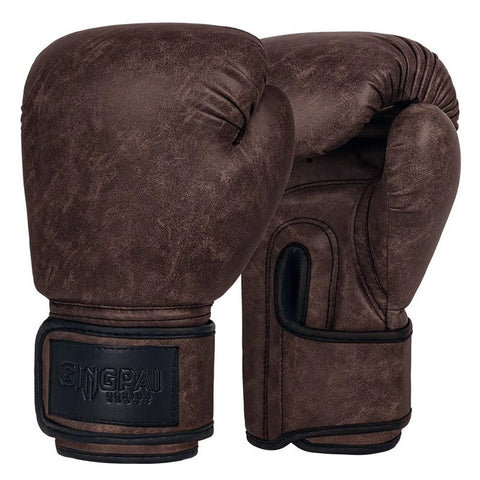 Boxing Gloves for Men Women Sparring Gloves for Exercise Home Gym Kickboxing - Dark brown 8oz In Australia - Darrahopens