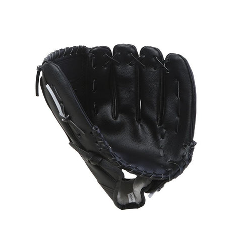 Youth Baseball Gloves Synthetic Leather Baseball Glove Sports Baseball for Women and Men Kids - Black 12.5inch In Australia - Darrahopens