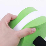 2PCS EVA Water Dumbbells Aquatic Exercise Barbells for Water Aerobics Pool Fitness Resistance Training - Green