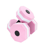 Aquatic Dumbells,1 Pair Water Aerobic Exercise Foam-Dumbbell Pool Resistance,Water Aqua Fitness-Barbells Hand Bar Gift Pink In Australia - Darrahopens