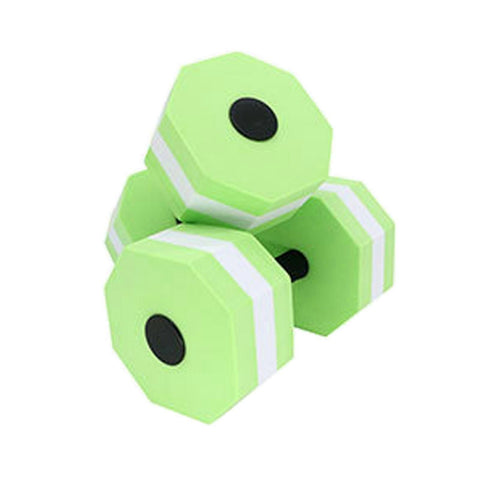 Aquatic Dumbells,1 Pair Water Aerobic Exercise Foam-Dumbbell Pool Resistance,Water Aqua Fitness-Barbells Hand Bar Gift Green In Australia - Darrahopens