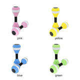 2PCS EVA Water Dumbbells Aquatic Exercise Foam Barbells for Water Aerobics Pool Resistance Fitness Training - Yellow In Australia - Darrahopens