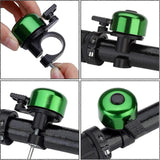 Mini Bicycle Bell Loud Clear Ring Bike Handlebar Bell for Road Mountain MTB City Bike Accessories(Green) In Australia - Darrahopens