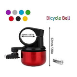 Mini Bicycle Bell Loud Clear Ring Bike Handlebar Bell for Road Mountain MTB City Bike Accessories(Red) In Australia - Darrahopens