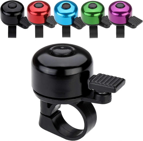 Mini Bicycle Bell Loud Clear Ring Bike Handlebar Bell for Road Mountain MTB City Bike Accessories(Black) In Australia - Darrahopens