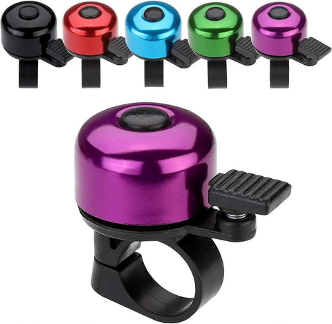 Mini Bicycle Bell Loud Clear Ring Bike Handlebar Bell for Road Mountain MTB City Bike Accessories(Purple) In Australia - Darrahopens