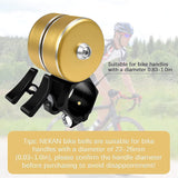 Bike Bell Loud 90dB Bicycle Handlebar Bell Aluminum Alloy Horn for Road MTB City E-Bike Cycling Accessories - Silver In Australia - Darrahopens