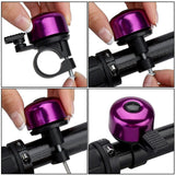 2PCS Bike Bell Bicycle Bell with Loud Crisp Clear Sound, Road and Mountain Bike Bell (Purple) In Australia - Darrahopens