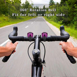2PCS Bike Bell Bicycle Bell with Loud Crisp Clear Sound, Road and Mountain Bike Bell (Purple) In Australia - Darrahopens