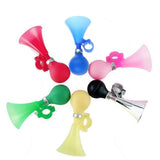 Bike Air Horn Loud Bicycle Handlebar Horn Rubber Bulb Bell for Road MTB City Bike Cycling Accessories Silver In Australia - Darrahopens