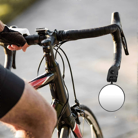 Bicycle Mirrors, 360 Adjustable High Definition Convex Handlebar Mirror Bicycle Mirror for Road Mountain Bike Motorbike Bicycle (2 Pieces) In Australia - Darrahopens