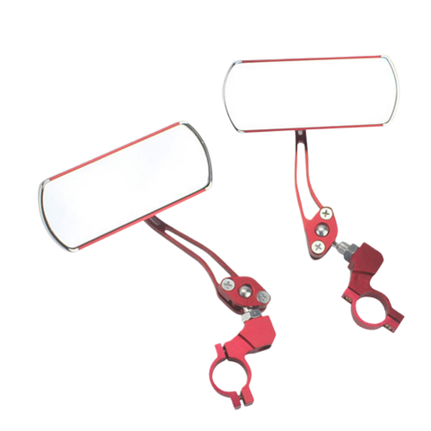 2PCS 360°Adjustable Bicycle Rear View Mirrors Foldable Handlebar Mirrors for MTB Road Bike E-Bike Scooter - Red In Australia - Darrahopens