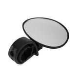 1 Pair of Mini Adjustable Bicycle Mirrors Mountain Bike View Rear Bicycle Mirrors - Black