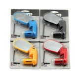 2 Pack Bike Mirrors 360°Adjustable Rotatable Bicycle Rear View Mirrors Universal Handlebar Mount Cycling Mirrors for Road MTB Mountain Bikes - Yellow In Australia - Darrahopens