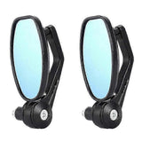 22mm Universal Bike Mirror - Black Rear View for Motorcycle Handlebars