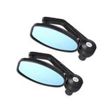 7/8 Handle Bar End Motorcycle Rearview Side Mirrors Motor Bike Mirrors