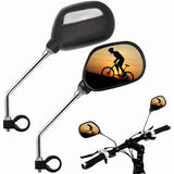 1 Pair Bike Mirror 360 Rotation Back Rearview Mirror Wide Angle Handlebar Bicycle Cycling Mirror In Australia - Darrahopens