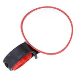 2Pcs Adjustable ycling Bike Mirrors MTB Road Bike Bicycle Handlebar Barend Rearview Mirror Ultralight Safe Mirror Bicycle Accessories - Red