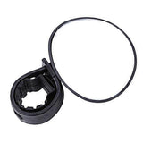 2Pcs Adjustable ycling Bike Mirrors MTB Road Bike Bicycle Handlebar Barend Rearview Mirror Ultralight Safe Mirror Bicycle Accessories - Black