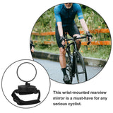 Bike Wristband Mirror Bike Rear View Mirror Cycling Mirror Arm Wrist Rearview Mirror For Bike