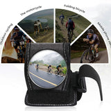 2Pcs Bike Mirrors, Wide Angle Cycling Bicycle Bike Rear View Mirror Adjustable Wrist Guards Wristbands Back Mirror For Mountain Road Bike, Commuter In Australia - Darrahopens