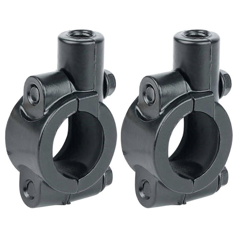 2pcs Bike Mirrors Handlebars Mount Aluminum Alloys Mirrors Holder Regulable Mount for Bikes and Motorcycles M8 Mirror Mount