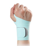 Thumb and Wrist Support Brace Adjustable Compression Wrist Wrap, Elastic Breathable Wrist Stabiliser for Gym Fitness, Sports and Daily Use - Sky Blue In Australia - Darrahopens