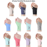 Thumb and Wrist Support Brace Adjustable Compression Wrist Wrap, Elastic Breathable Wrist Stabiliser for Gym Fitness, Sports and Daily Use - Sky Blue In Australia - Darrahopens