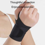 Thumb and Wrist Support Brace Adjustable Compression Wrist Wrap, Elastic Breathable Wrist Stabiliser for Gym Fitness, Sports and Daily Use - Sky Blue