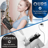 Cordless Wrist Heating Pad, Heated Wrist Brace, Rechargeable Heating Wrist Wrap with Detachable Controller for Left Hand Grey In Australia - Darrahopens