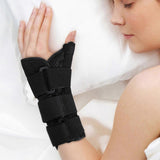 2Pcs Thumb & Wrist Splints Stabilizers Fixed Wrist Wrap Protector Ergonomic Night Supports For Carpal Tunnel & Tenosynovitis Multicolor