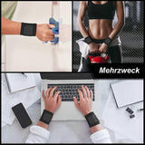 2 Pack Adjustable Wrist Braces,wrist Wraps For Carpal Tunnel, Arthritis, And Tendinitis Pain Relief,wrist Support For Sports, Gymnastics, Strength Training - Black L