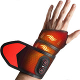 Cordless Wrist Heating Pad Wrap with Vibration, Rechargeable Heated Wrist Brace