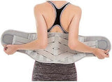 Weightlifting Belt with Adjustable Waist Support for Gym Powerlifting Lumbar Protection Grey - 2XL In Australia - Darrahopens