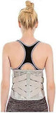 Weightlifting Belt with Adjustable Waist Support for Gym Powerlifting Lumbar Protection Grey - 2XL