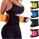 Adjustable Back Support Waist Trainer Trimmer Belt Sports Gym Fitness Weightlifting Abdominal Slim Belt - Green