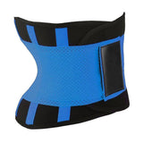 Adjustable Back Support Waist Trainer Trimmer Belt Sports Gym Fitness Weightlifting Abdominal Slim Belt - Blue In Australia - Darrahopens