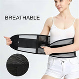 Adjustable Lumbar Support Belt, Breathable Back Brace for Gym Fitness, Weightlifting, Sports Training and Daily Activities - 2XL