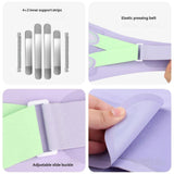 Practical Elastic Waist Brace Comfortable Fabric Texture Waist Trainer for Heavy Lifting Running and Post Recovery - Purple