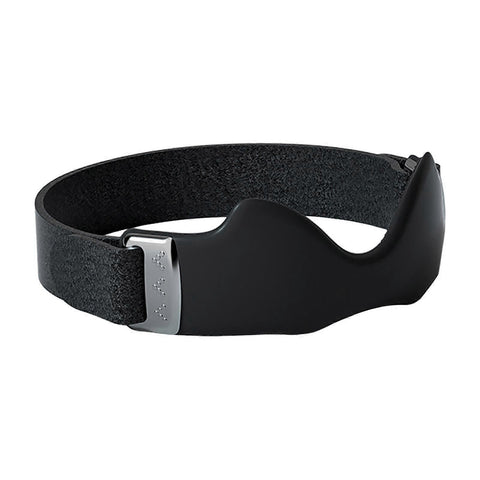 3D Silicone Patellar Support Strap Sports Knee Belt Shock Absorption Fitness - Black