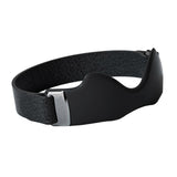 3D Silicone Patellar Support Strap Sports Knee Belt Shock Absorption Fitness - Black