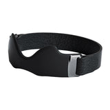 3D Silicone Patellar Support Strap Sports Knee Belt Shock Absorption Fitness - Black