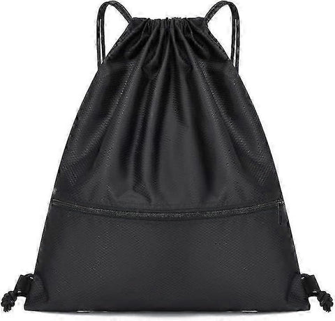 Lightweight Sports Backpack, Water Resistant Nylon Gym Bag with Adjustable Shoulder Strap for Hiking, Fitness, Travel and Daily Use - Black In Australia - Darrahopens